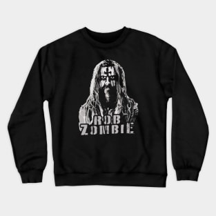 rob zombie - white runge Crewneck Sweatshirt